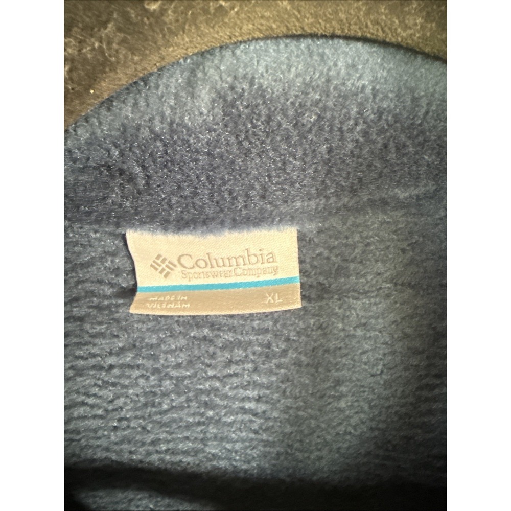 Women's Columbia Benton Springs Zip-Front Fleece Jacket teal Blue XL RR$60 NWT - Picture 3 of 5